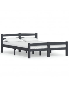 Giroletto Grigio Scuro in Legno Massello di Pino 120x200 cm 2