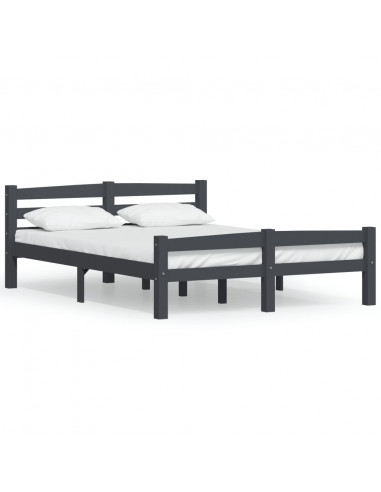 Giroletto Grigio Scuro in Legno Massello di Pino 120x200 cm