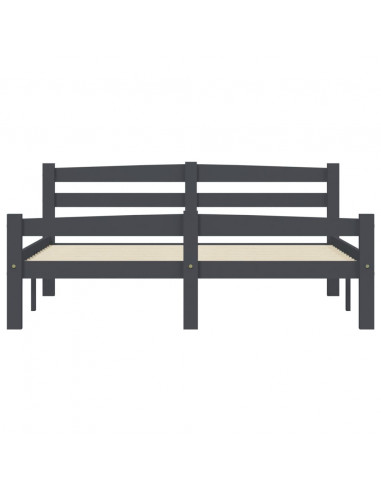 Giroletto Grigio Scuro in Legno Massello di Pino 120x200 cm