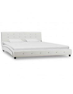 Giroletto Bianco in Similpelle 160x200 cm 2