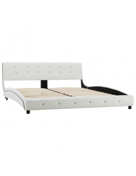 Giroletto Bianco in Similpelle 160x200 cm