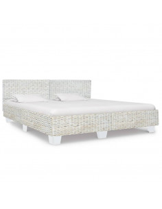 Giroletto Grigio in Rattan Naturale 180x200 cm 2