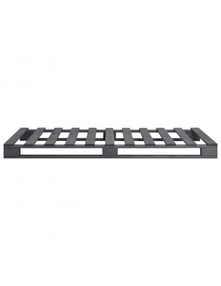 Giroletto in Pallet Grigio Legno Massello di Pino 100x200 cm