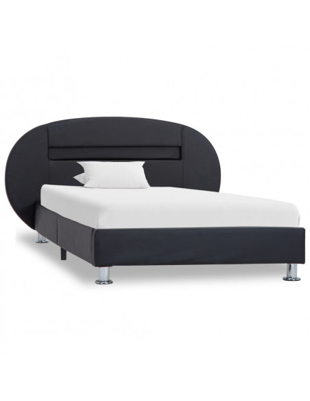 Giroletto con LED Nero in Similpelle 90x200 cm
