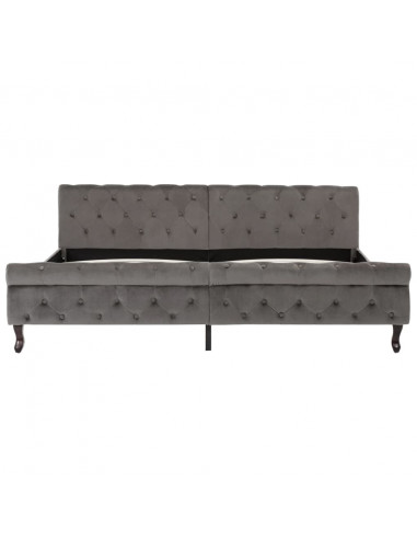 Giroletto Grigio in Velluto 200x200 cm