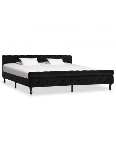 Giroletto Nero in Velluto 200x200 cm