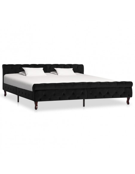 Giroletto Nero in Velluto 200x200 cm