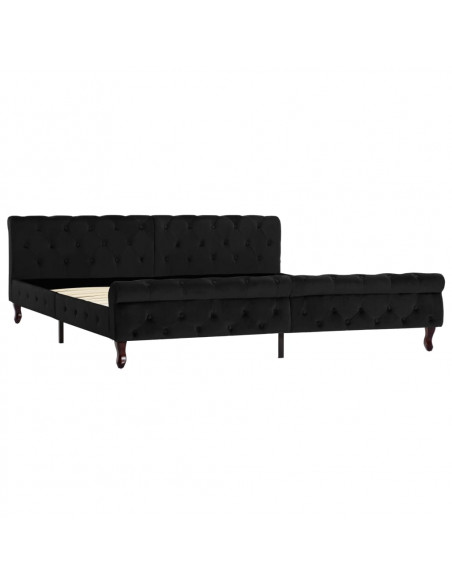 Giroletto Nero in Velluto 200x200 cm