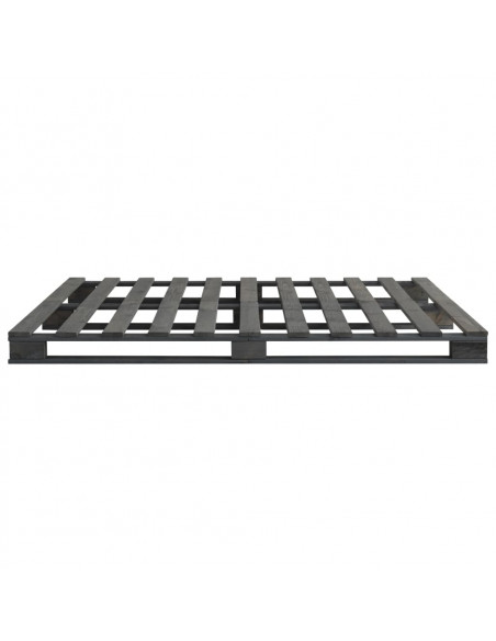 Giroletto in Pallet Grigio Legno Massello di Pino 140x200 cm