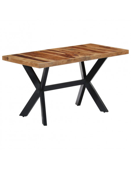Tavolo da Pranzo 140x70x75 cm in Legno Massello di Sheesham
