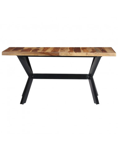Tavolo da Pranzo 140x70x75 cm in Legno Massello di Sheesham