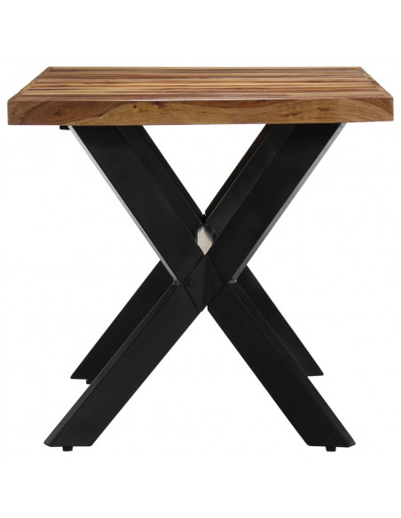 Tavolo da Pranzo 140x70x75 cm in Legno Massello di Sheesham