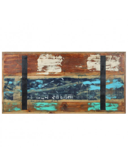 Tavolo da Pranzo 120x60x76 cm in Legno Massello di Recupero