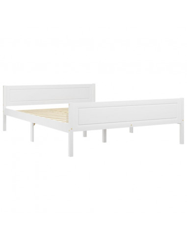 Giroletto Bianco in Legno Massello di Pino 120x200 cm