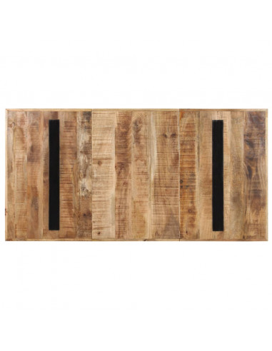 Tavolo da Pranzo 180x90x76 cm in Legno Massello di Mango Grezzo