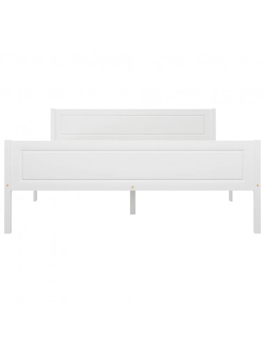 Giroletto Bianco in Legno Massello di Pino 120x200 cm