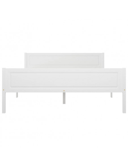 Giroletto Bianco in Legno Massello di Pino 120x200 cm
