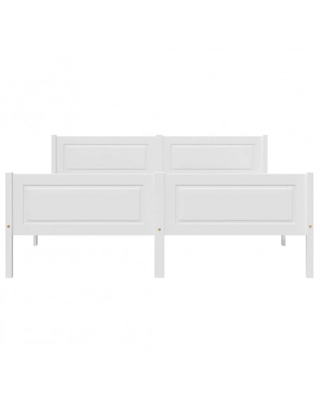 Giroletto Bianco in Legno Massello di Pino 140x200 cm