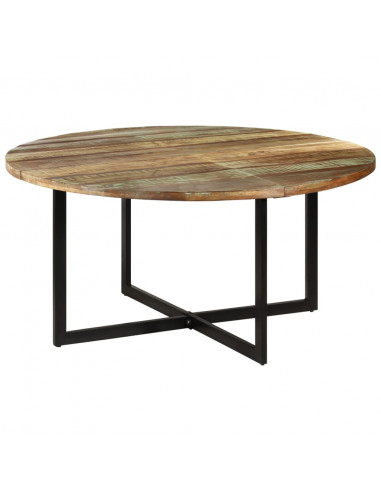 Tavolo da Pranzo 150x75 cm in Legno Massello di Recupero