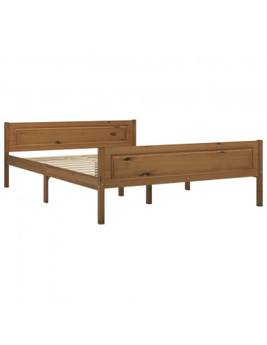 Giroletto Marrone Miele in Legno Massello di Pino 120x200 cm