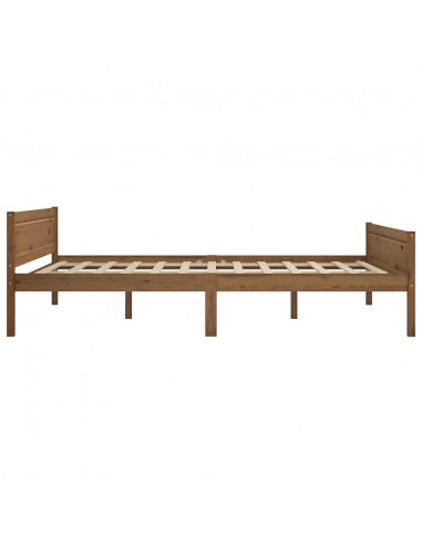 Giroletto Marrone Miele in Legno Massello di Pino 120x200 cm