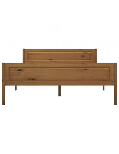 Giroletto Marrone Miele in Legno Massello di Pino 120x200 cm