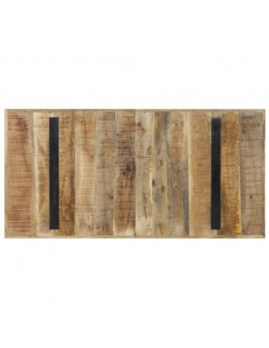 Tavolo da Pranzo 140x70x76 cm in Legno di Mango Grezzo