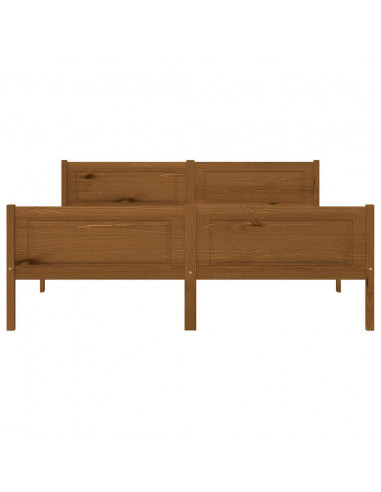 Giroletto Marrone Miele in Legno Massello di Pino 140x200 cm