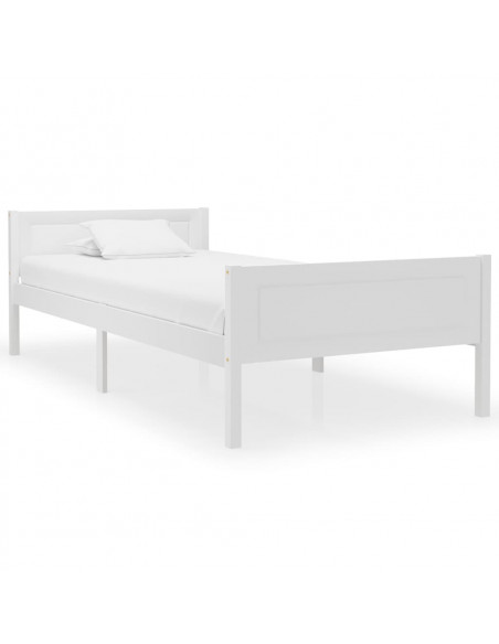 Giroletto Bianco in Legno Massello di Pino 100x200 cm