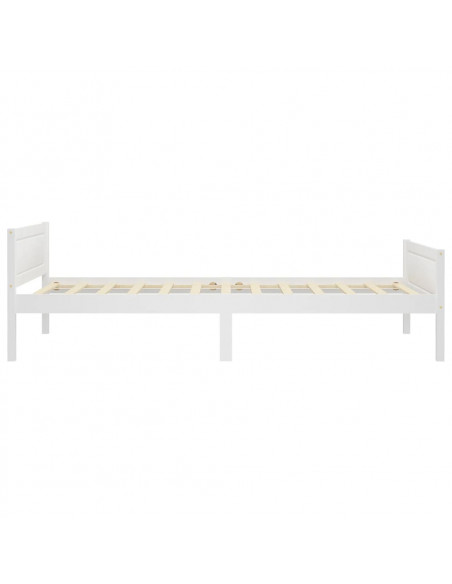 Giroletto Bianco in Legno Massello di Pino 100x200 cm
