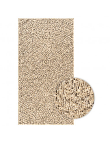 Tappeto ZIZUR 60x110 cm Aspetto Iuta per Interni ed Esterni