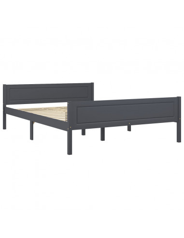 Giroletto Grigio in Legno Massello di Pino 120x200 cm