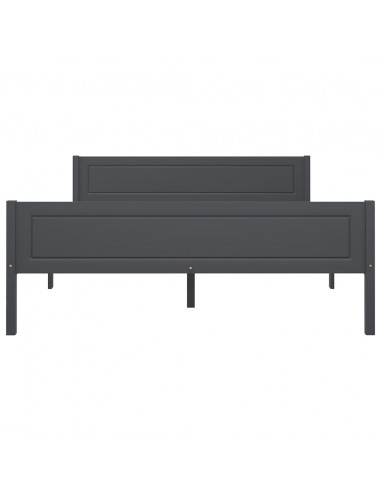 Giroletto Grigio in Legno Massello di Pino 120x200 cm