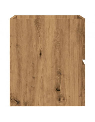 Mobiletto da Bagno Rovere Artigianale 60x38,5x45 cm Truciolato