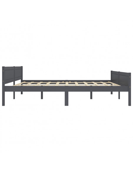 Giroletto Grigio in Legno Massello di Pino 200x200 cm