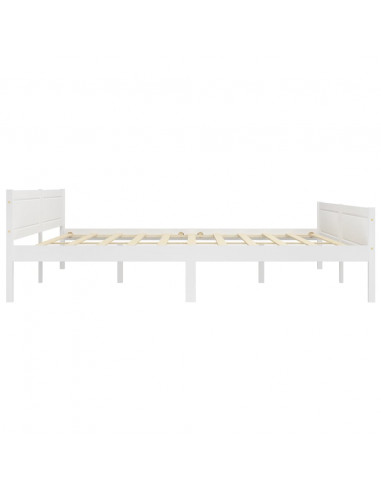 Giroletto Bianco in Legno Massello di Pino 200x200 cm