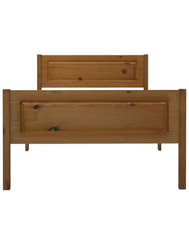 Giroletto Marrone Miele in Legno Massello di Pino 100x200 cm