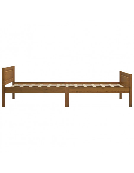 Giroletto Marrone Miele in Legno Massello di Pino 100x200 cm