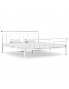 Giroletto Bianco in Metallo 160x200 cm 2