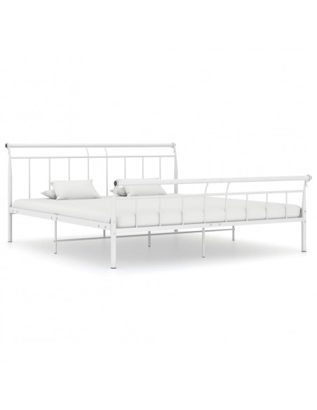 Giroletto Bianco in Metallo 160x200 cm