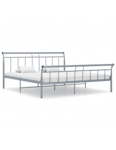 Giroletto Grigio in Metallo 180x200 cm 2