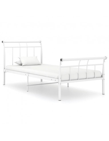 Giroletto Bianco in Metallo 90x200 cm