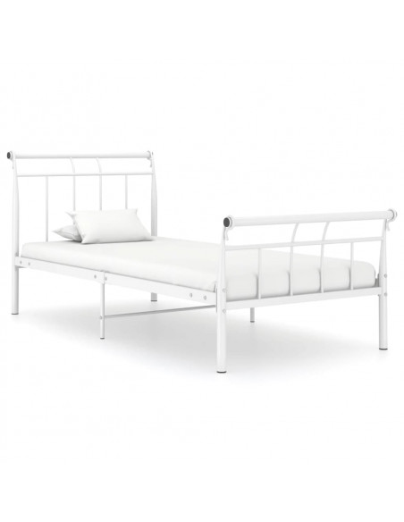 Giroletto Bianco in Metallo 90x200 cm