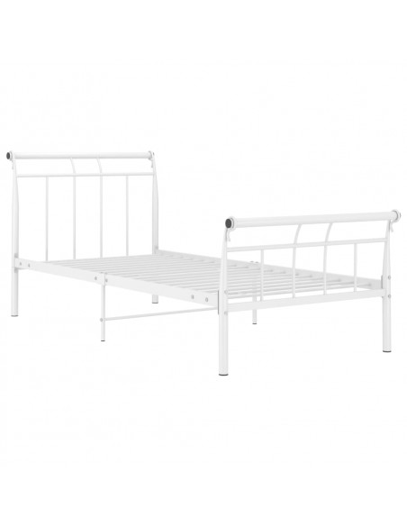 Giroletto Bianco in Metallo 90x200 cm