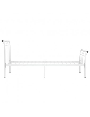 Giroletto Bianco in Metallo 90x200 cm