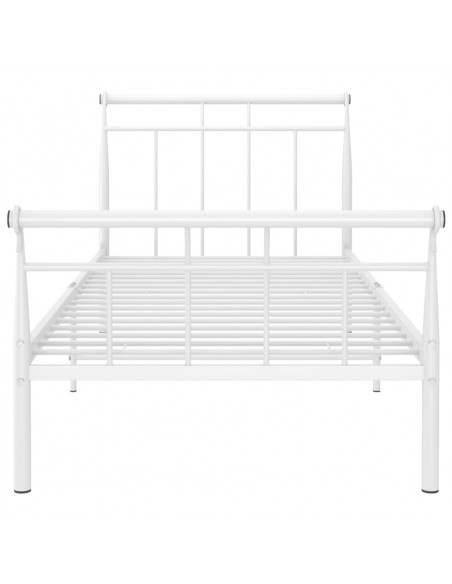 Giroletto Bianco in Metallo 90x200 cm