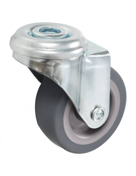 Ruote Girevoli con Foro per Bullone 16 pz 50 mm