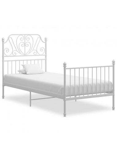 Giroletto Bianco in Metallo 90x200 cm