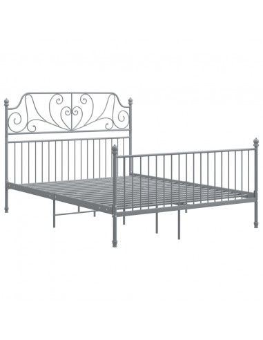 Giroletto Grigio in Metallo 140x200 cm