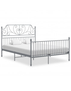 Giroletto Grigio in Metallo 160x200 cm 2